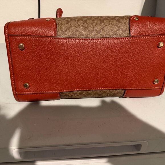 Coach Millie Color block Signature Satchel - Picture 2 of 3